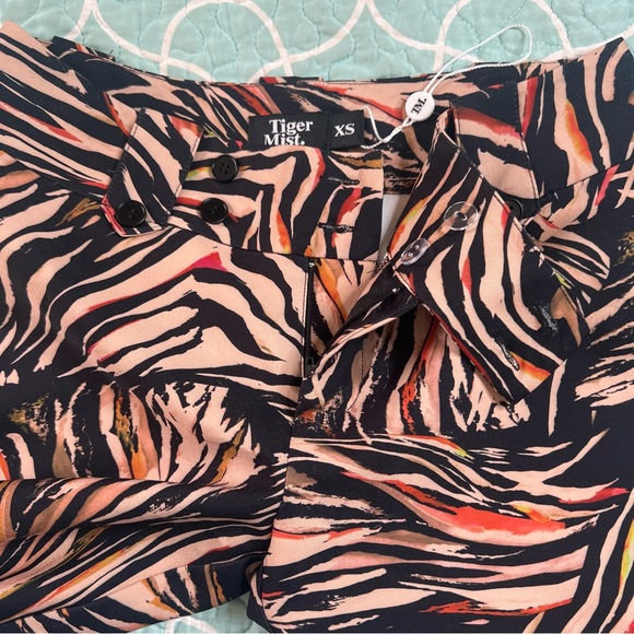 Tiger Mist Kittie Pant in Zebra Women’s Size XS NWOT - Picture 11 of 13